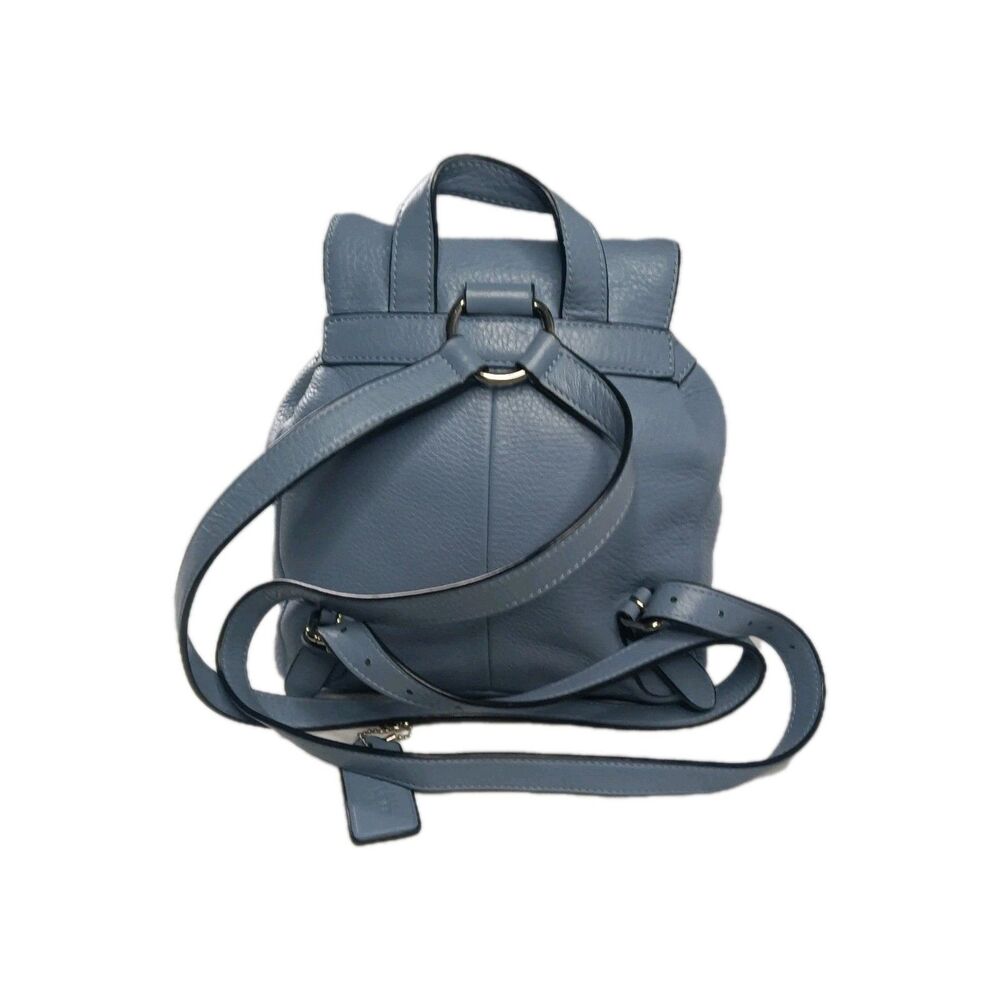 Coach Mini Billie Backpack all-leather Pale Blue F37621 - Picture 3 of 14